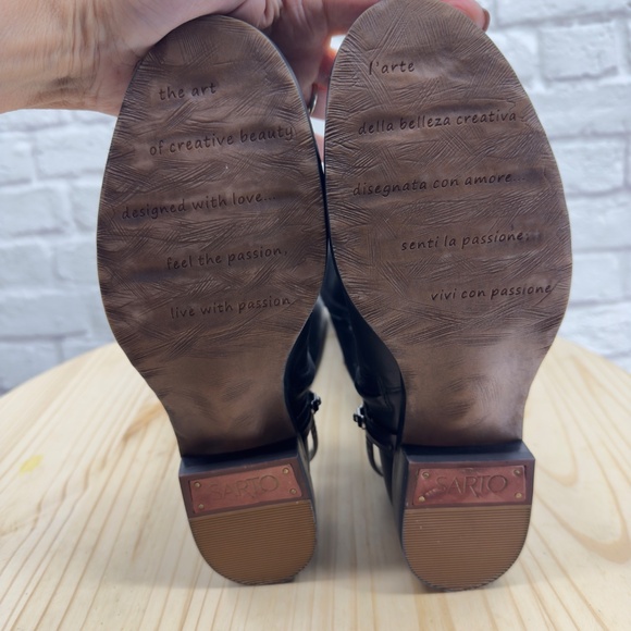 FRANCO SARTO Women's A-Lindy Black High Shaft Boots Sz US 9.5 Minimalist - Picture 10 of 16